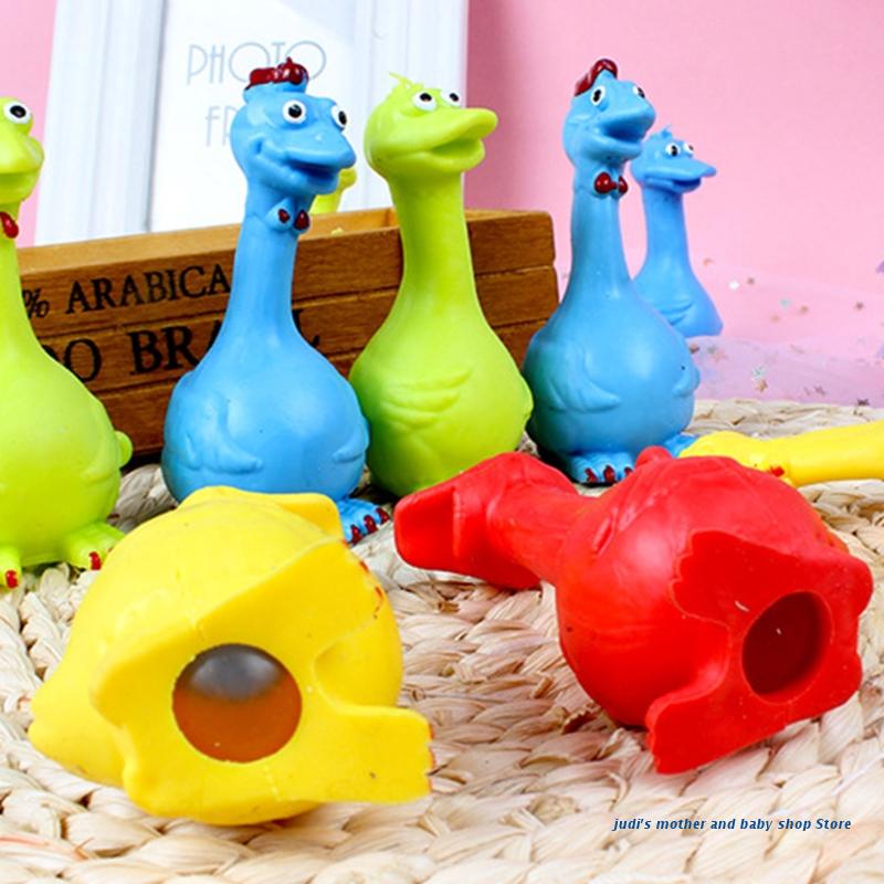 12pcs/set Pinch Laying Duck Vent Decompression Toys Twisting Release Stress Toys 67JC