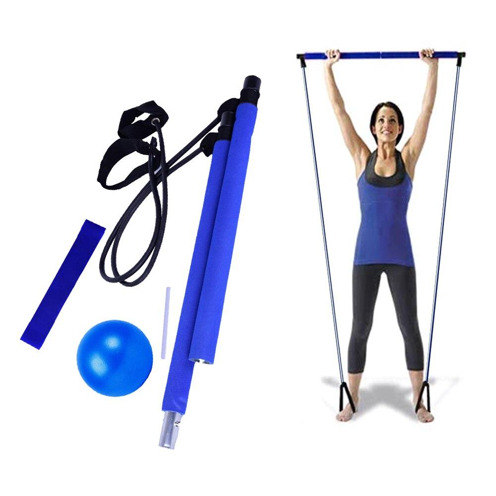 4x Fitness Equipment Set Workout Gym Band Pilates Balls Training Elastic for Easy Safety Working-out Ornaments