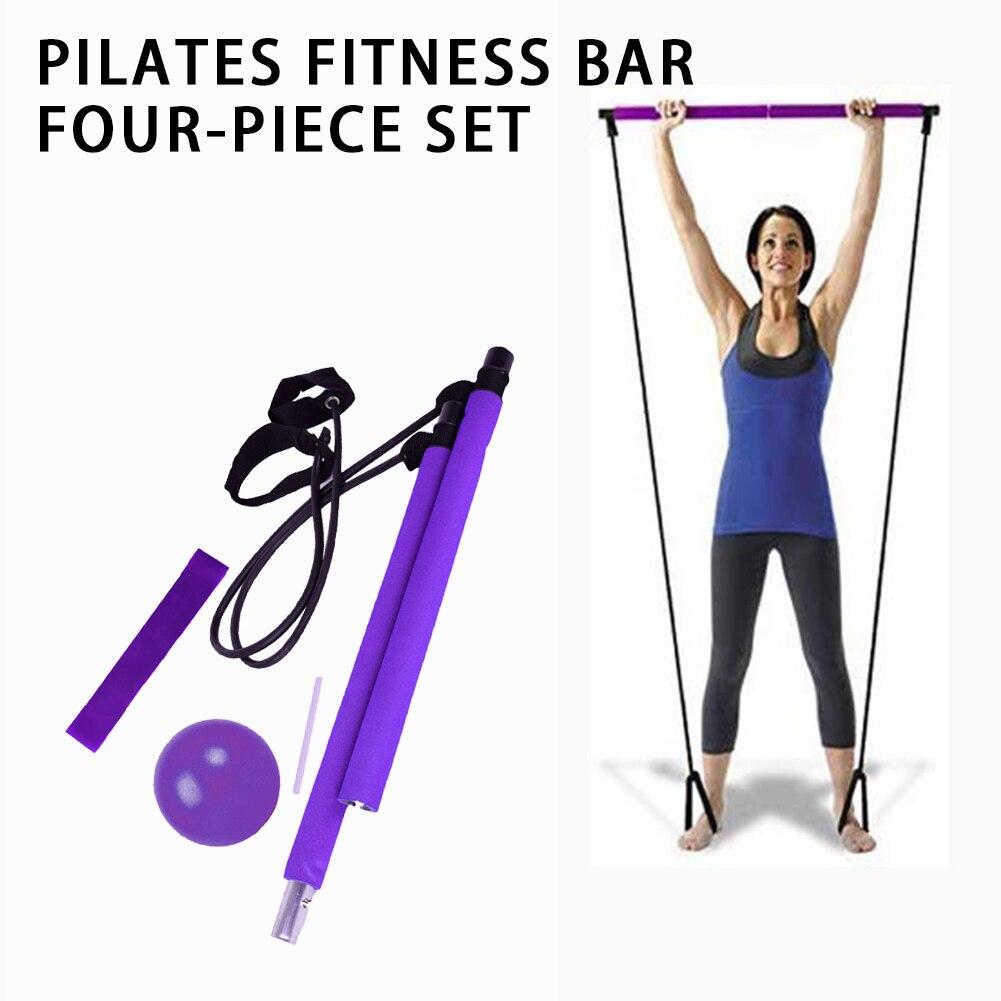 4x Fitness Equipment Set Workout Gym Band Pilates Balls Training Elastic for Easy Safety Working-out Ornaments