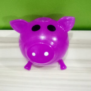 5/10pcs Anti-Stress Decompression Ball Vent Toys Pig Head Decompression Vent Toy Pig Toys NSV