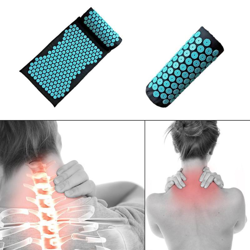 Acupuncture Massage Cushion Pillow Yoga Mat Body Muscle Tension Spike Pad