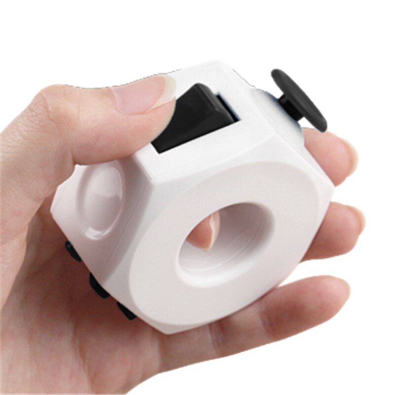 Anxiety Relief creative decompression toys wooden Color cubes Stress Relief cube Decompression toy Cube  Toy Anti Stress ring