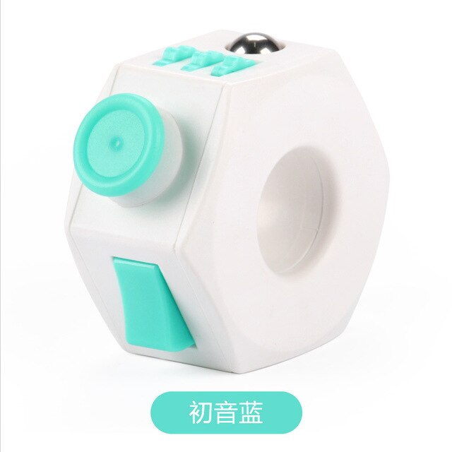 Anxiety Relief creative decompression toys wooden Color cubes Stress Relief cube Decompression toy Cube  Toy Anti Stress ring