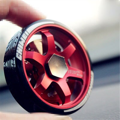 Creative personality aluminum alloy wheel fingertip gyro decompression quit smoking car modification gift pendant decoration toy