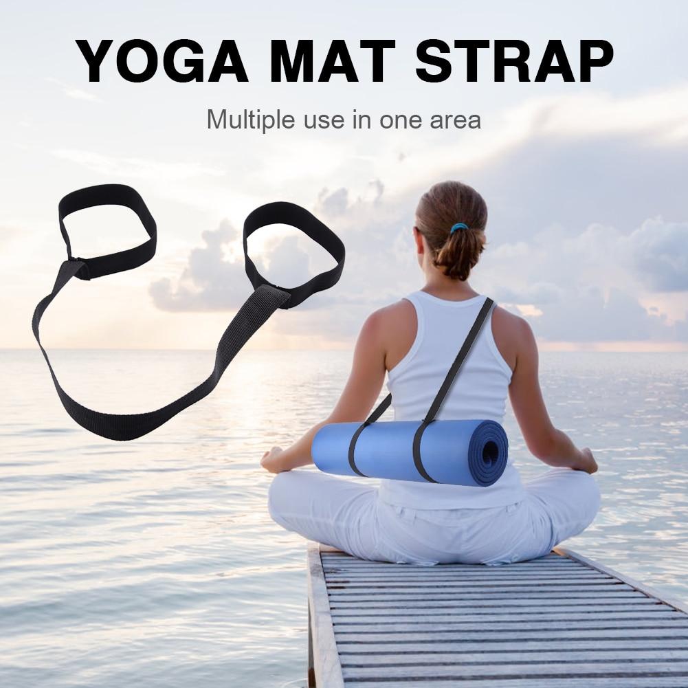 Exercise Stretch Fitness Strap Adjustable Sling Shoulder Yoga Mat Strap Belt for Working-out Comfortable Decoration