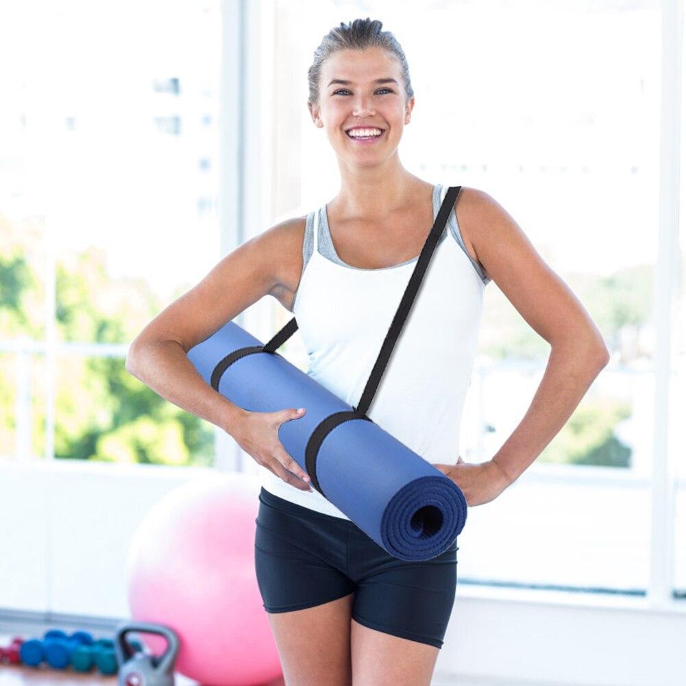 Exercise Stretch Fitness Strap Adjustable Sling Shoulder Yoga Mat Strap Belt for Working-out Comfortable Decoration