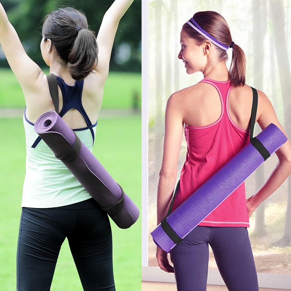 Exercise Stretch Fitness Strap Adjustable Sling Shoulder Yoga Mat Strap Belt for Working-out Comfortable Decoration