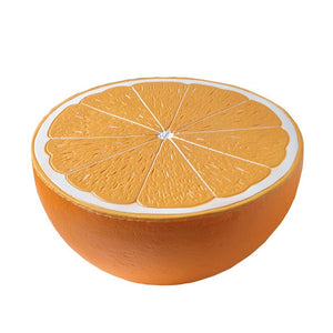 Fruit Half Orange Soft Squishy Jumbo Decompression Toy Kids Adult Stress Relief Slow Rebound Reliever Mood Toys