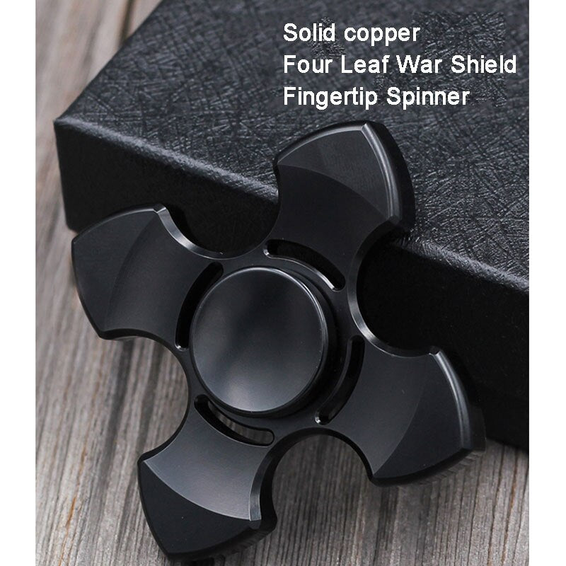 Hot Sale Pure Copper Fidget Spinner Lasting Smooth Silent Finger Gyro Adult Anxiety Anti Stress Toys EDC Decompression Artifact