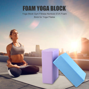 Lightweight EVA Foam Yoga Block Household Yoga Sporting Nontoxic Foam Yoga Brick Ornaments for Pilates Gym Fitness