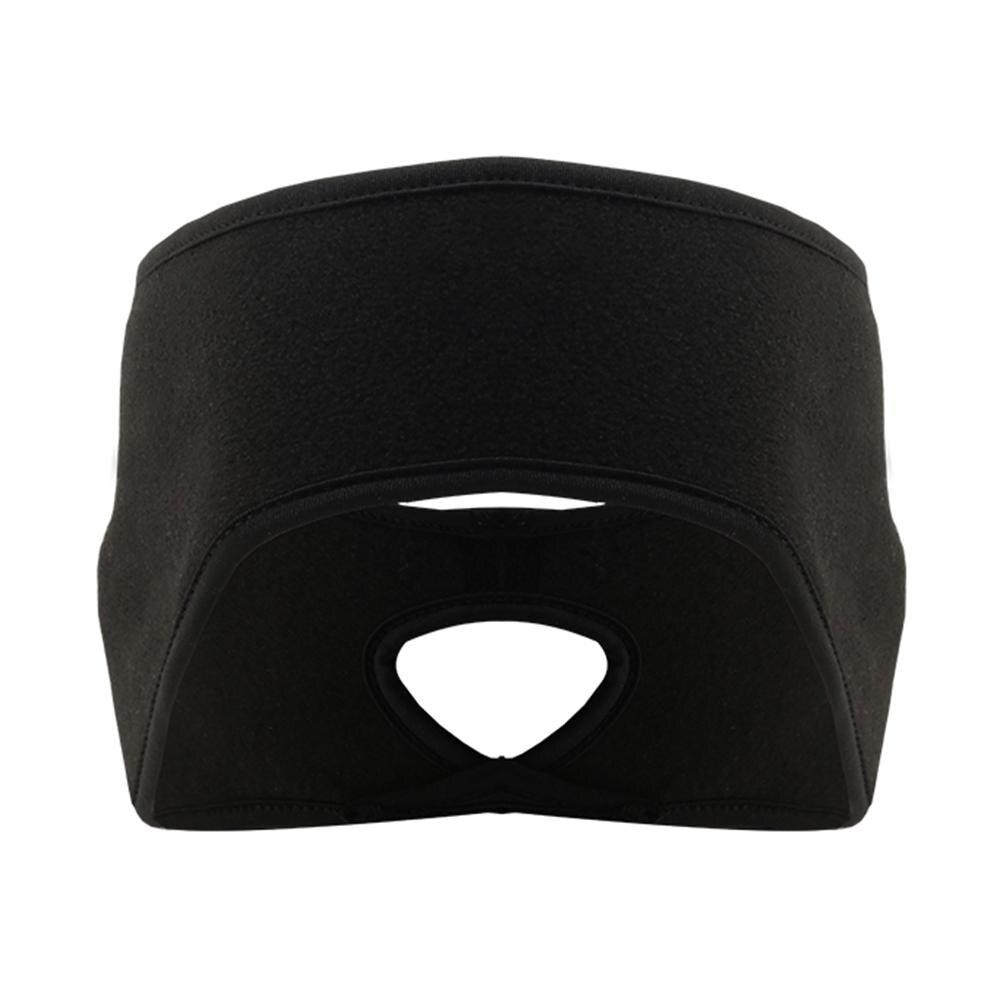 Outdoor Female Fleece Ponytail Headband Windproof Yoga Running Cycling Hair Bands Sports Sweatband Sportswear Supplies