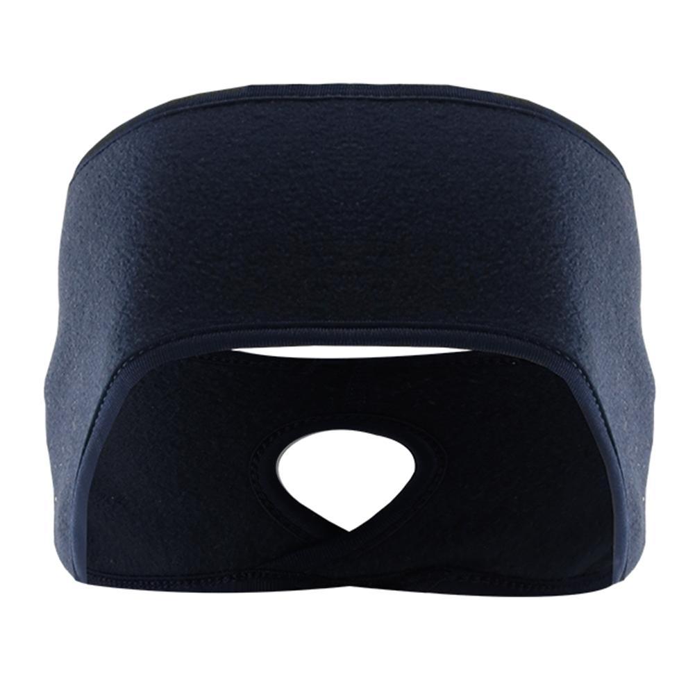 Outdoor Female Fleece Ponytail Headband Windproof Yoga Running Cycling Hair Bands Sports Sweatband Sportswear Supplies