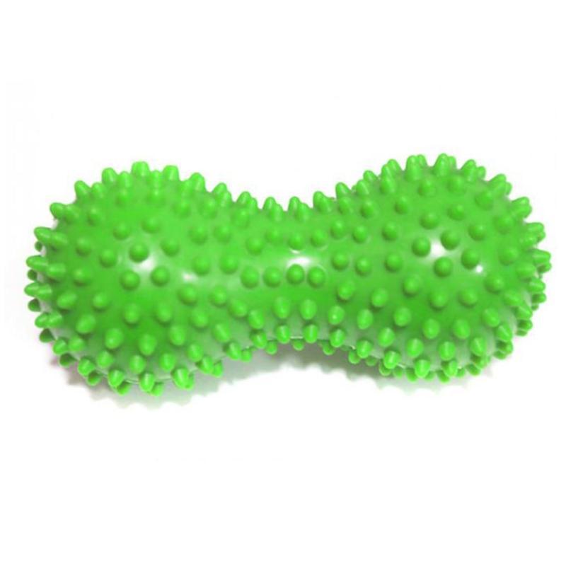 PVC Peanut Shape Massage Yoga Fitness Ball Stress Relax Body Spiky Massager