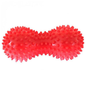 PVC Peanut Shape Massage Yoga Fitness Ball Stress Relax Body Spiky Massager