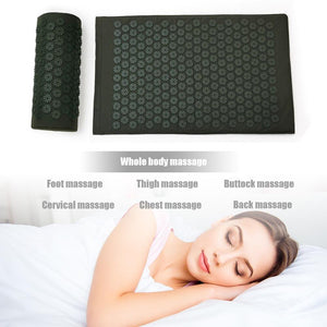 Professional Acupuncture Massage Cushion with Pillow Relieve Body Pain Stress Yoga Mat Set for Neck Waist Back Massage