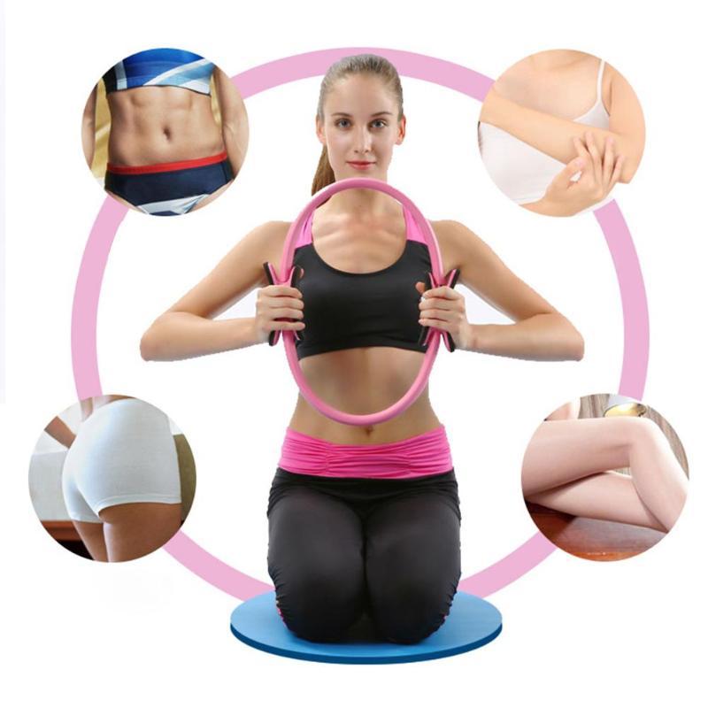 Professional Yoga Circle Pilates Sport Magic Ring Women Fitness Accessories Resistance Gym Workout Muscle Exercise Kit