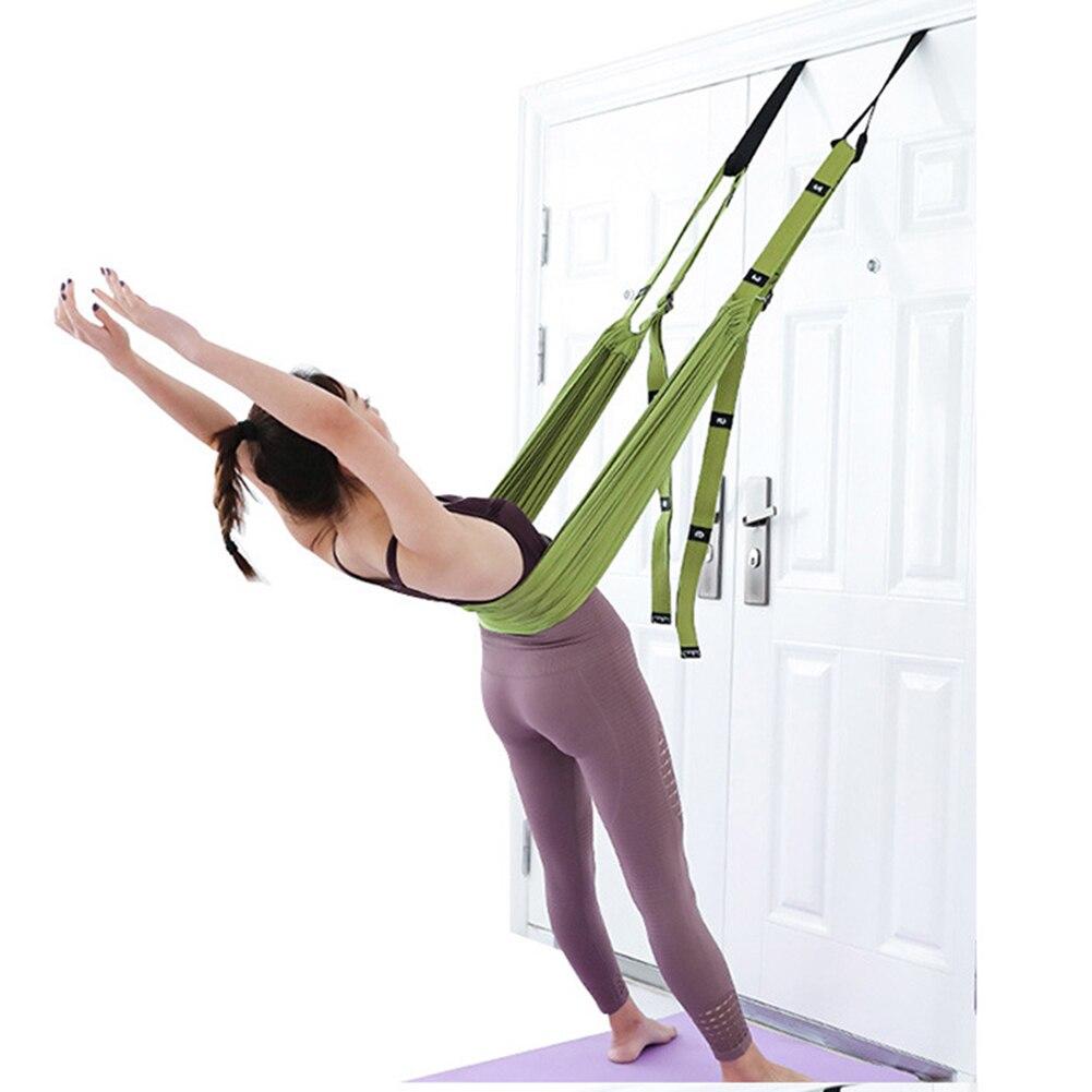 Splits Practice Stretch Belt Yoga Rope Leg Handstand Fitness Training Device Women Yoga Gym Energy Small Decor