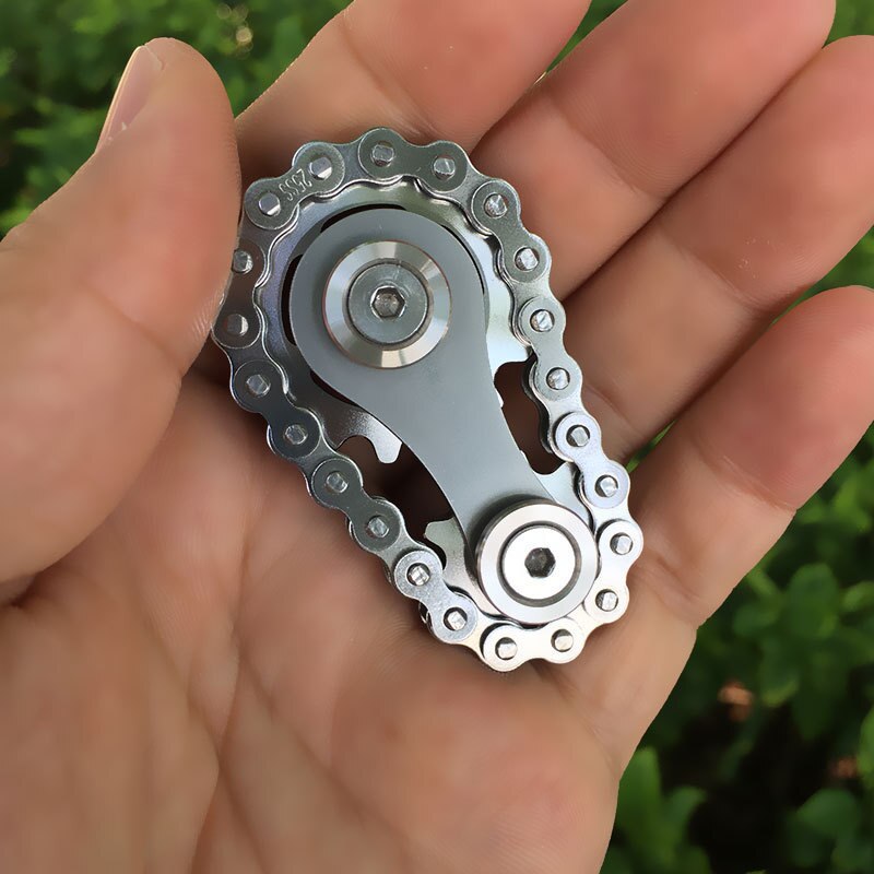 Sprocket Fingertip Spinner EDC Metal Gear Finger Rotator Adult Decompression Spinning Top ADHD Anti-stress Toy Fashion Gift