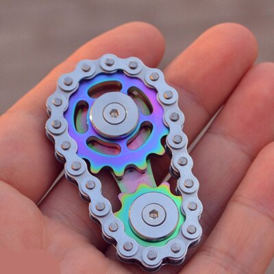 Sprocket Fingertip Spinner EDC Metal Gear Finger Rotator Adult Decompression Spinning Top ADHD Anti-stress Toy Fashion Gift