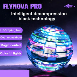 ZK22 UFO Flying Toy Flyva New Fingertip Gyro Ball Decompression Toy Birthday Gift for Adults/Kits Fidget Spinner for Gift Toy